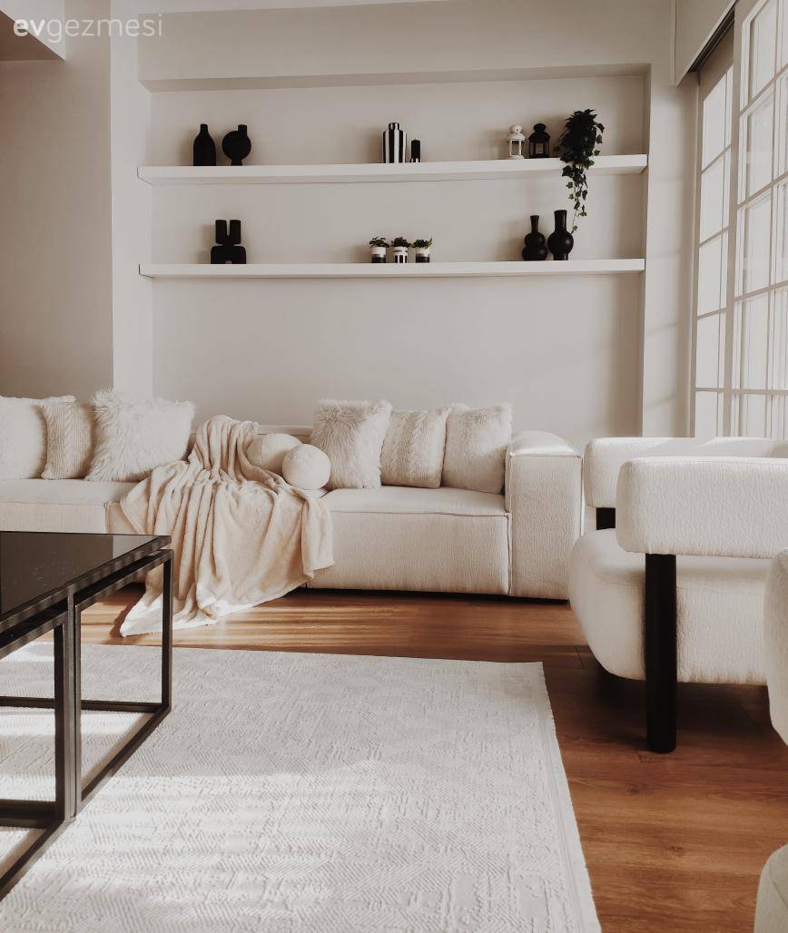 Modern Stili Seven Bu Ev Beyaz ve Siyahı Ayırmamış