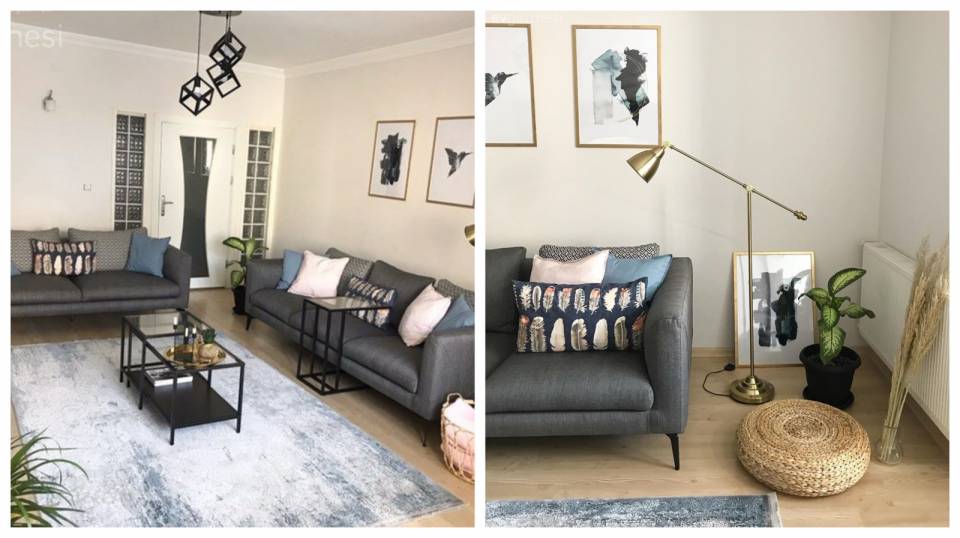 Bu İzmir Evinde Modern Stil Kendini Çok Belli Etmiş!