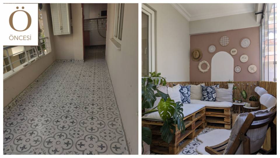 Şanlıurfa'daki Bu Balkon Yeni Haliyle Mini Kış Bahçesi