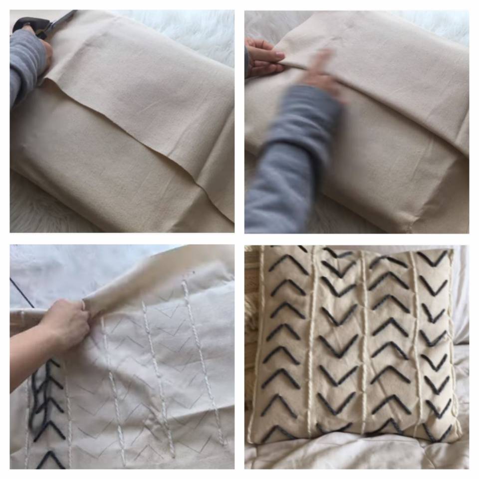 Dikişsiz ve Kolay Yapılabilecek 10 Farklı Modelde Kırlent Yapımı