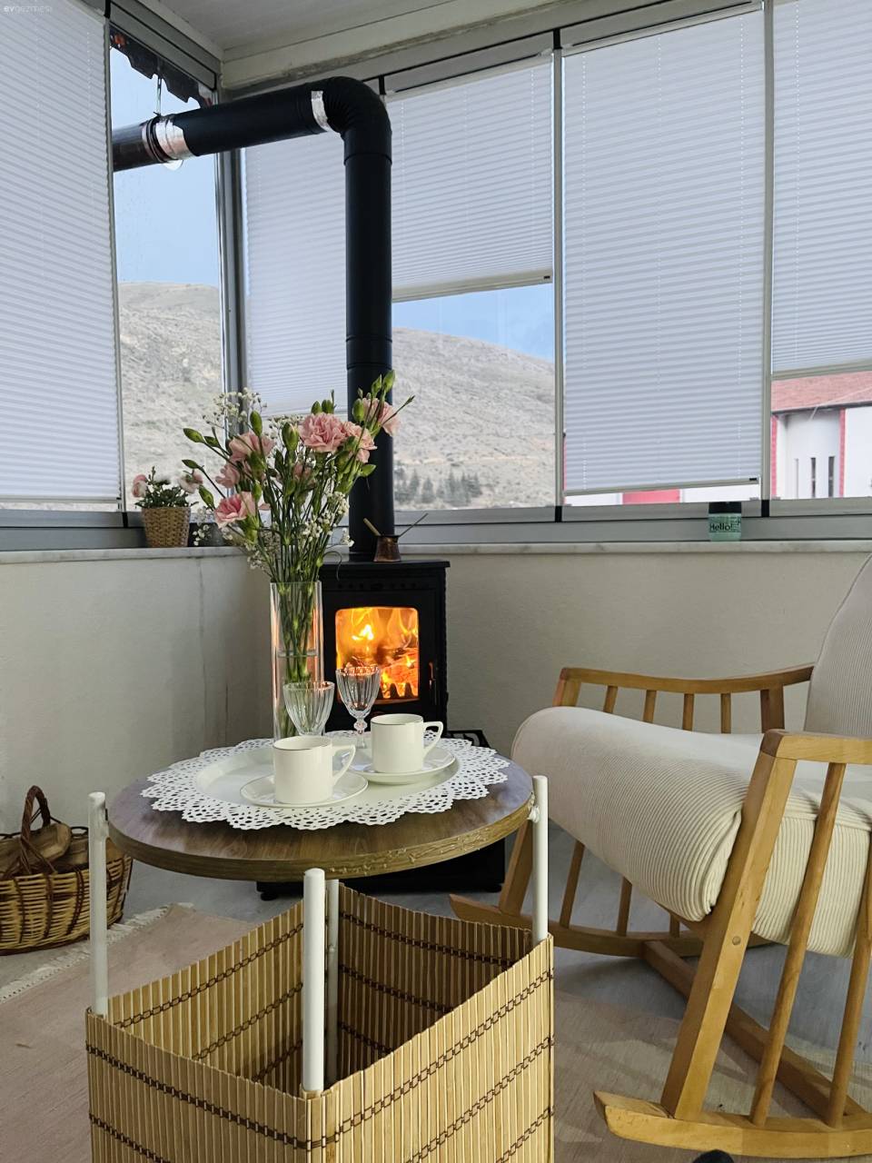 Bu Kayseri Evinde Mutfağın Ferahlığı Terasın Sıcaklığı ile Tamamlanmış!