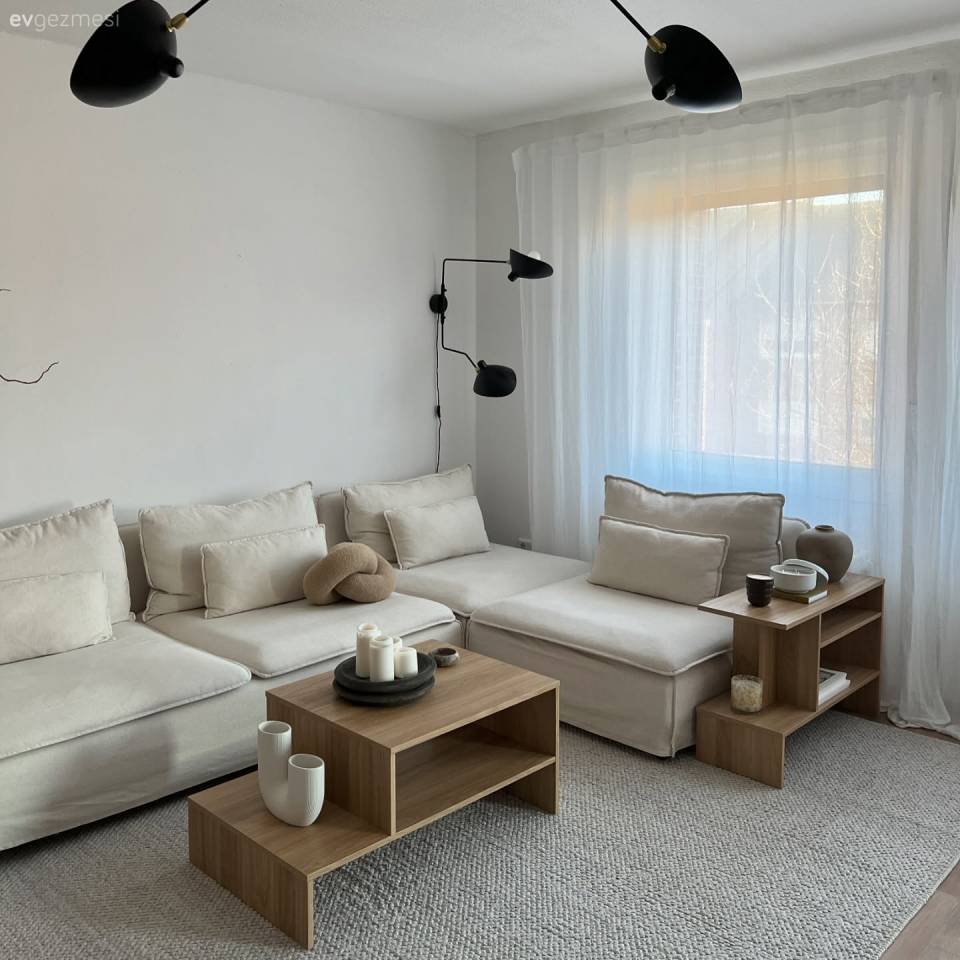 Bu Minimal Salonda Hem Ferahlık Var Hem Keyif