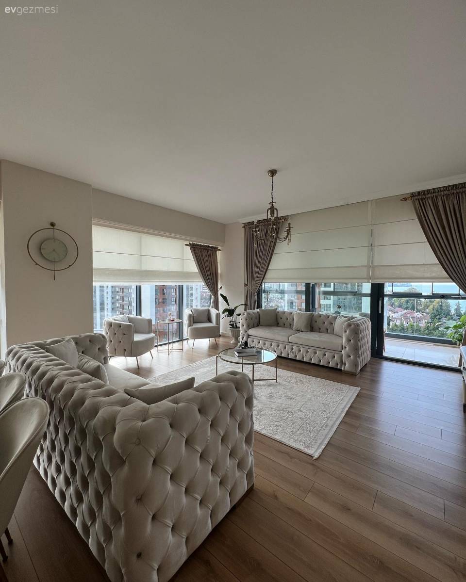 Büyük Pencereli Bu Trabzon Evi Modern ve Country Tarzın Ortak Eseri