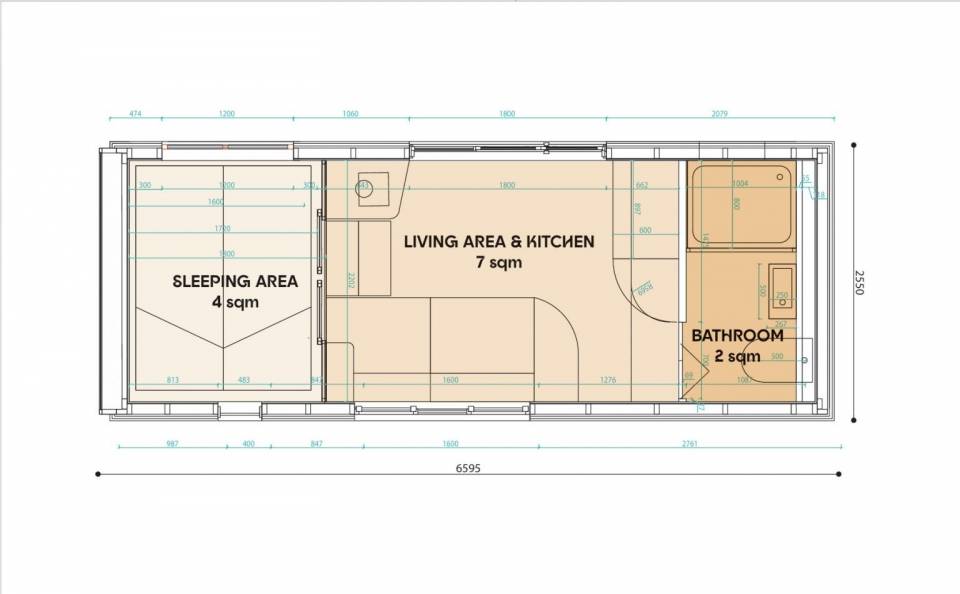 Tiny House Düşünenlere İyi Fikirlerle Dolu 13 M2'lik  Karavan Ev
