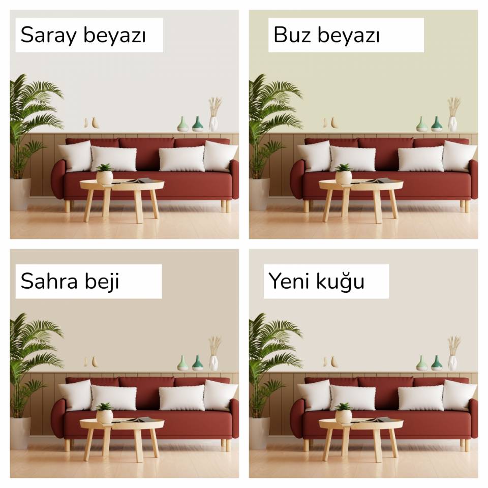 Evinizi Ferah Gösterecek Duvar Boyası Renkleri