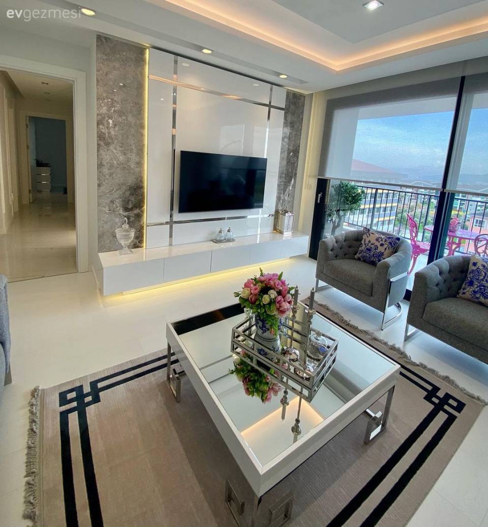 Beyazı Çok Seven Bu Evde Lüks ve Kalite Algısı Had Safhada!