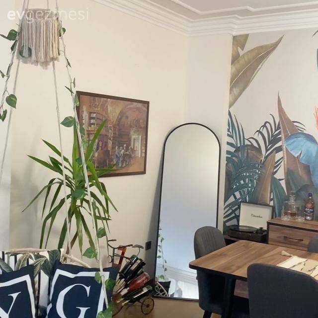 Botanik Desenler Bu Bursa Evine Egzotik Tat Katmış!