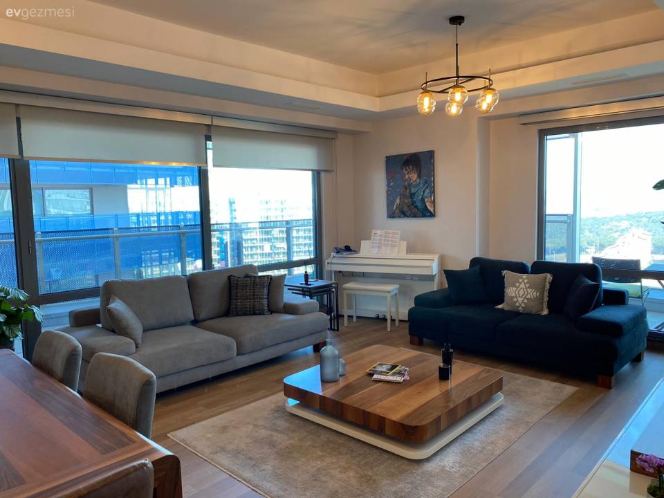 Bu İstanbul Evini Gri Renk Birçok Tonuyla Şereflendirmiş