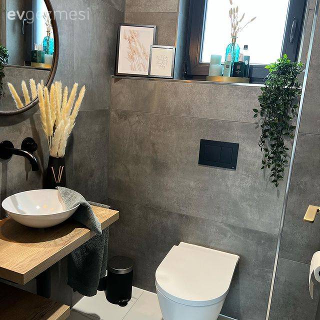 Grinin Farklı Tonlarını Barındıran Bu Ev Modern Stile Hayran