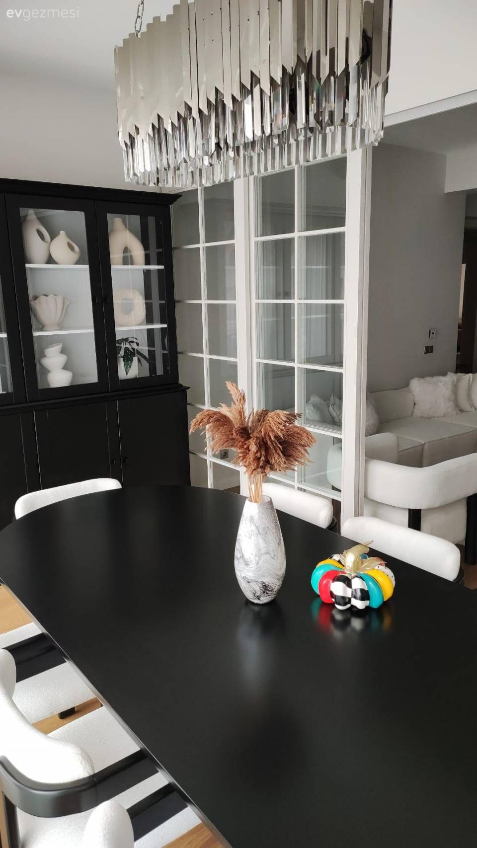 Modern Stili Seven Bu Ev Beyaz ve Siyahı Ayırmamış