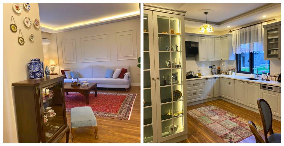 Üç Ayrı Odadan Açık Konsept Giriş Kata: Emekle Yoğrulmuş Edremit Evi