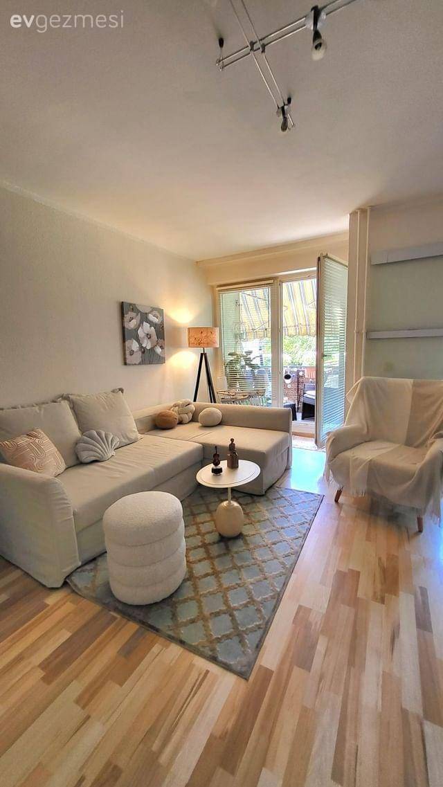 Bu 50 M2 Evde Alana Uygun Parçalar Kullanmaya Özen Gösterilmiş