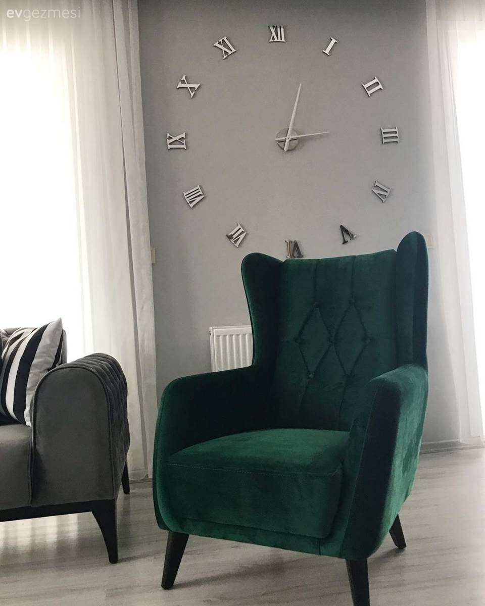 Bu İstanbul Evinde Modern Stile Yeşilin İddialı Tonu Eşlik Etmiş!