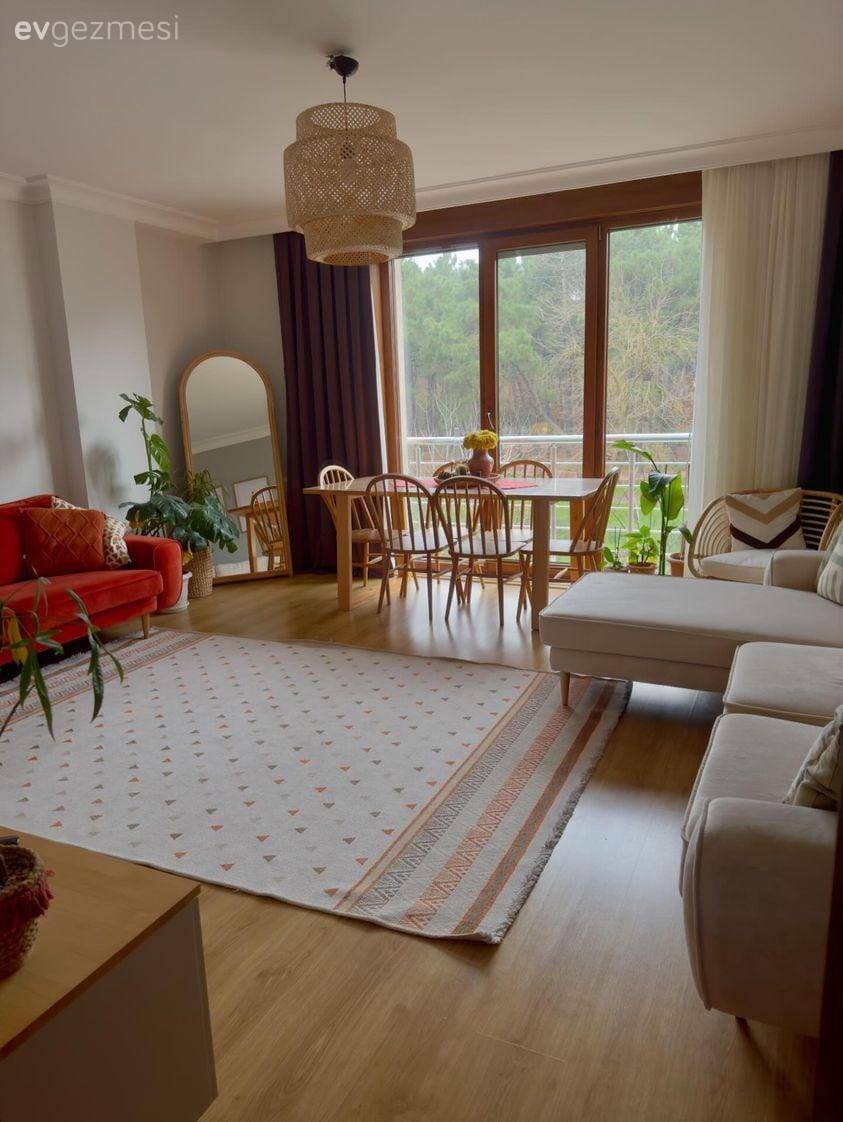 Bu İstanbul Evine Bohem Stilin Özgür ve Enerjik Ruhu Yansımış!