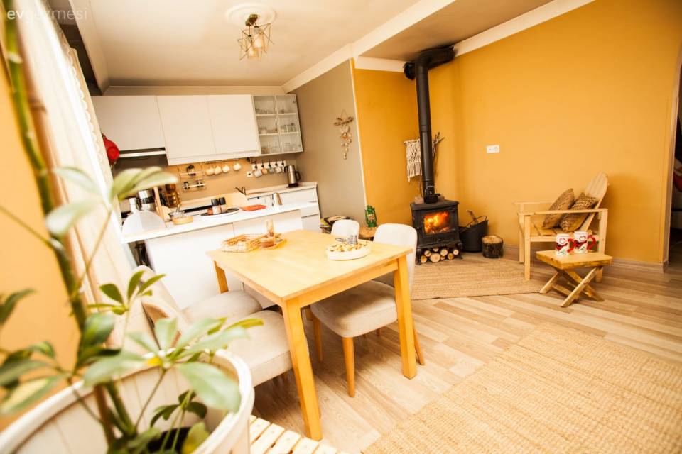 Doğanın Hakkını Veren Bu Şile Evi El Emeği Parçalarla Hayat Bulmuş