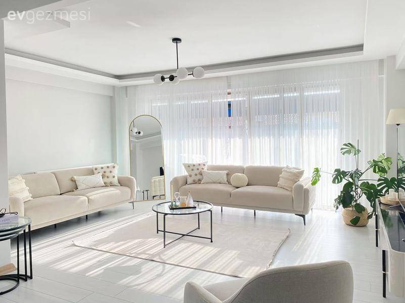Bu Modern Salon Yeni Haliyle Beyazları Daha Çok Kucaklamış!