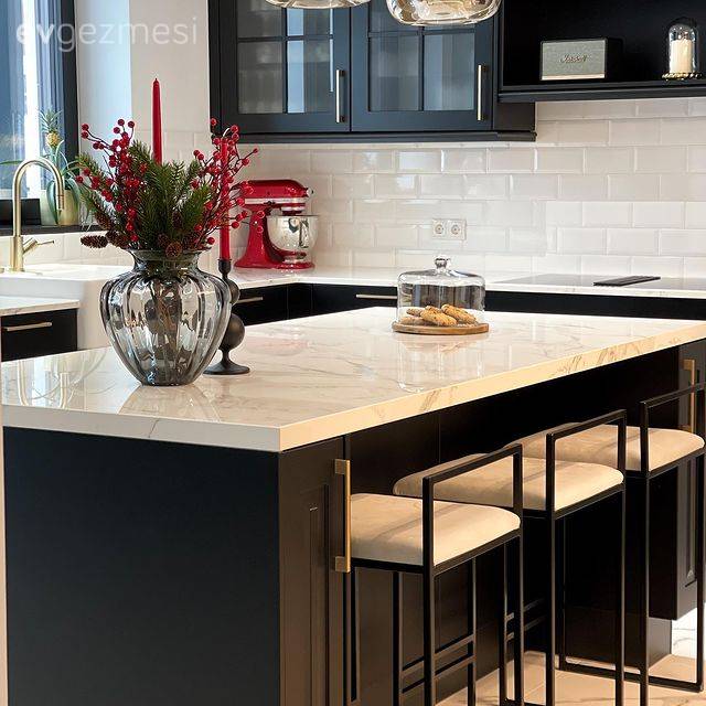 Siyah Baskın Olmasına Rağmen Karamsar Olmayan Bir Ev!