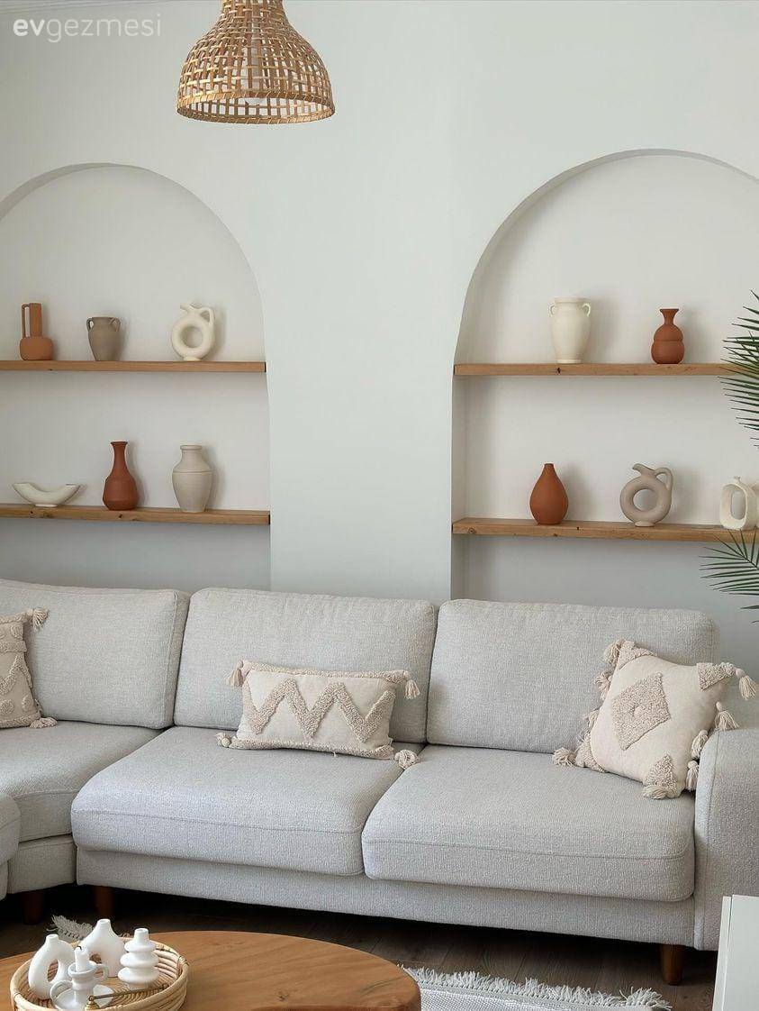 İki Kubbe Tipi Duvar Nişi Ortamın Havasını Nasıl da Değiştirmiş!