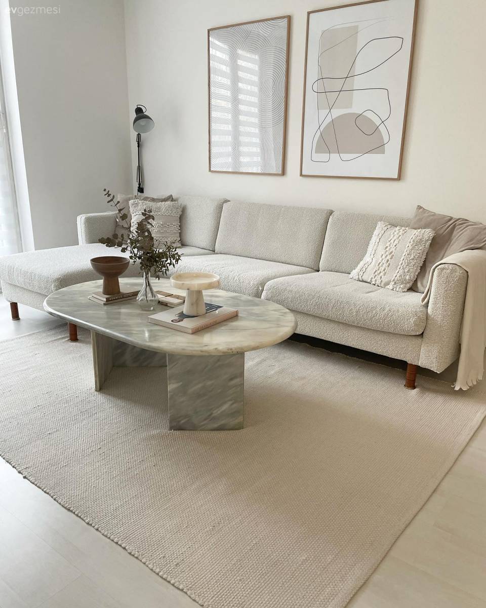 Yuvarlak Masanın Etkisiyle Daha Samimi Görünen İskandinav Bir Dekor!