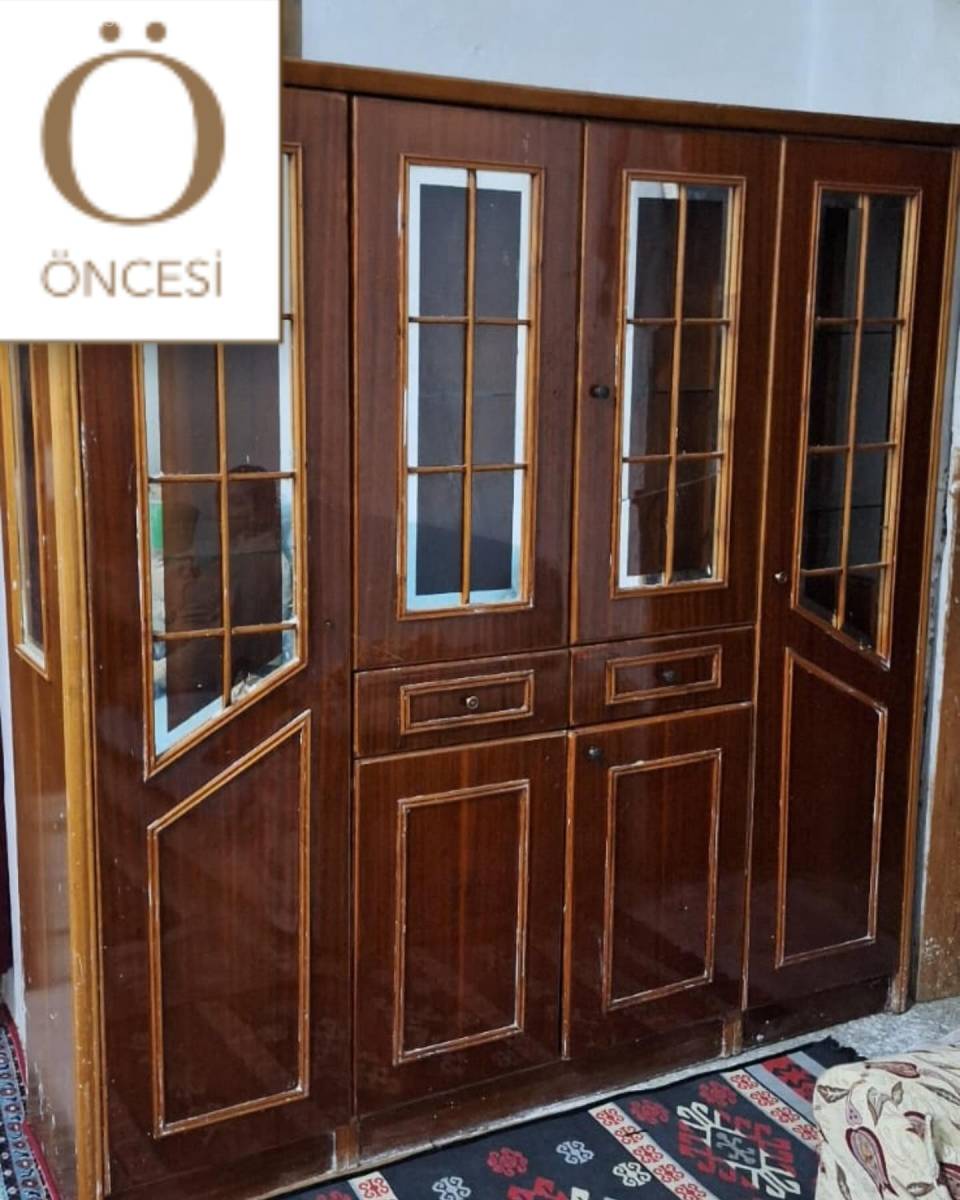 Öncesi&Sonrası: Sıradan Kahverenginden Enerjik Tonlara Geçen Dolaplar!