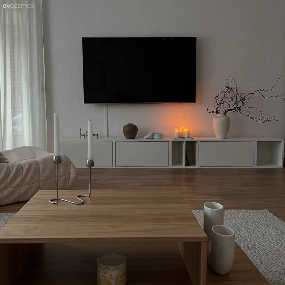 Bu Minimal Salonda Hem Ferahlık Var Hem Keyif