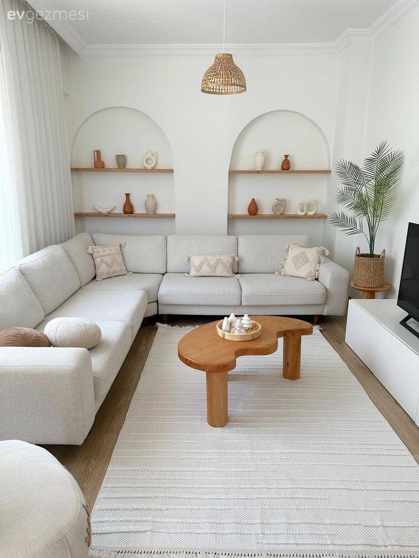 İki Kubbe Tipi Duvar Nişi Ortamın Havasını Nasıl da Değiştirmiş!