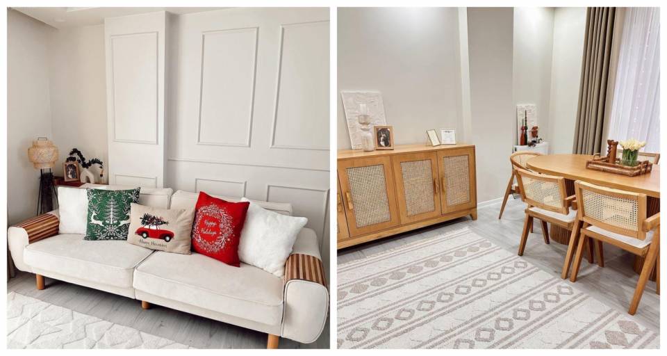 Bu Yeni Gelin Evinde Beyaz ve Ahşap Uyumu Oldukça Önemli!