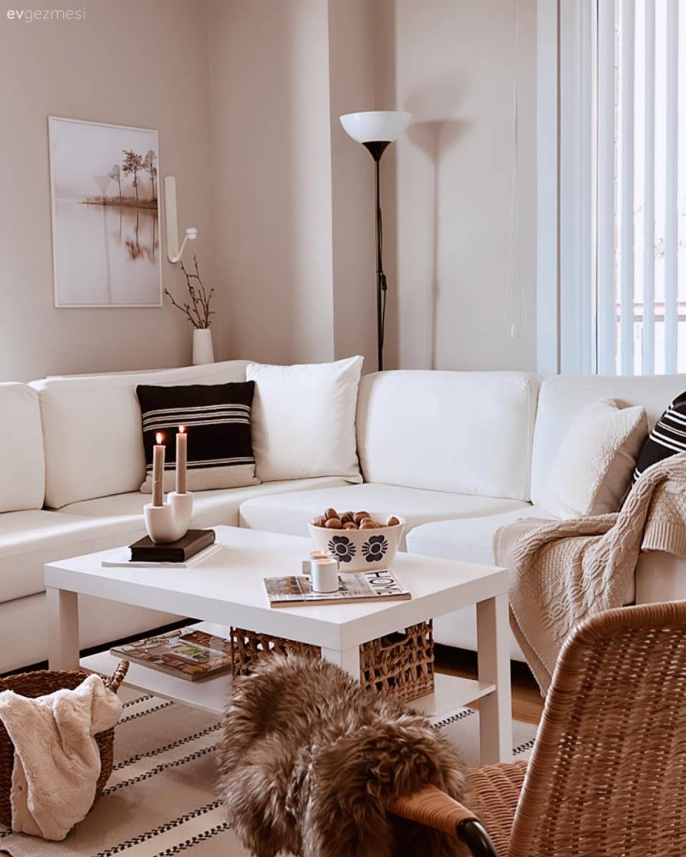 Bu İstanbul Evinde Her Odada Beyaza Eşlik Eden Farklı Ton Var!