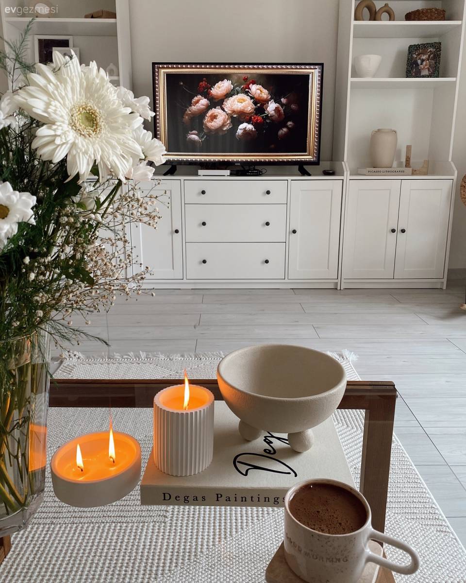 Beyazla Kuşanmış Bu Evde İskandinav Etkisi Fazla