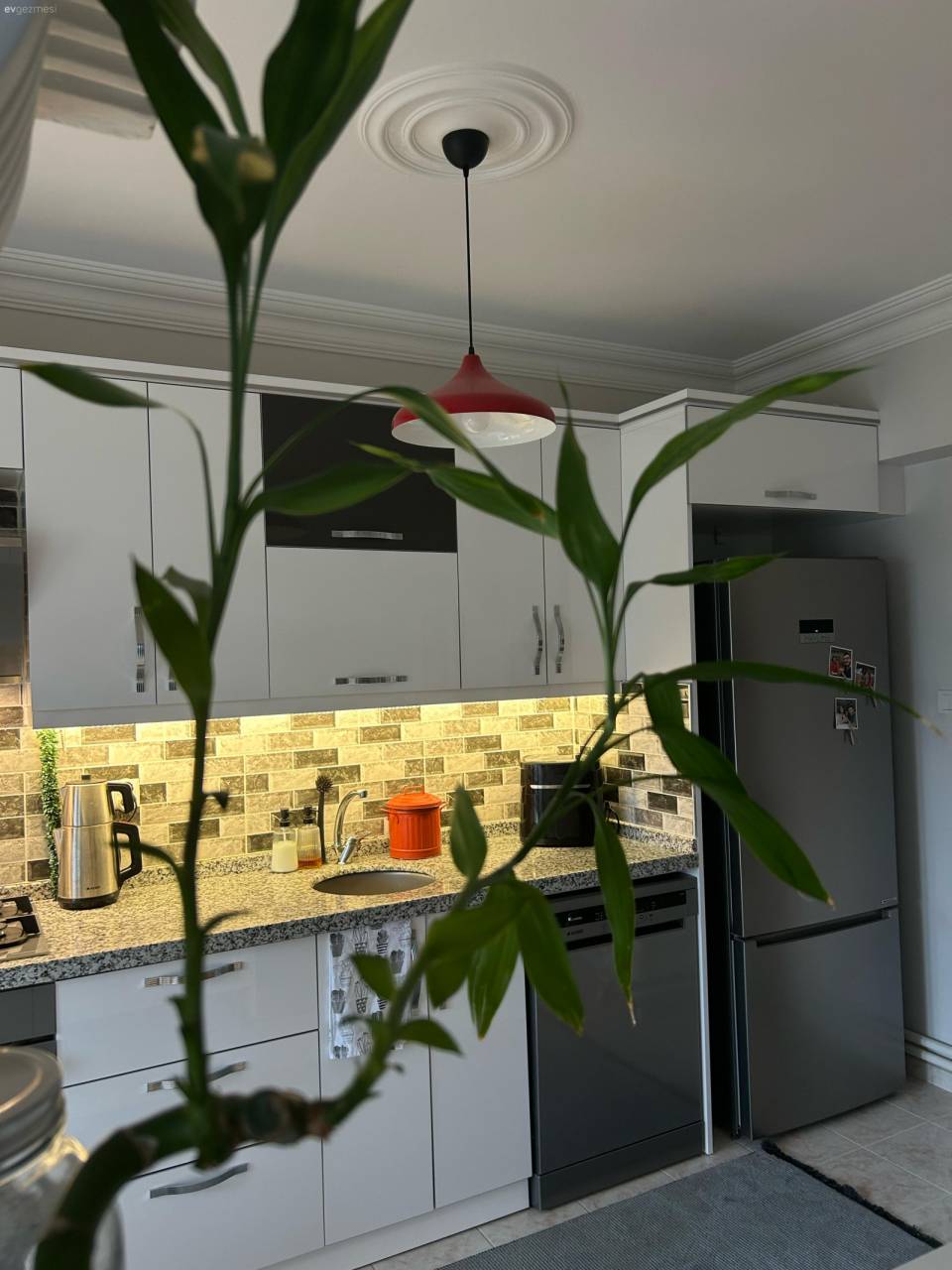 Mavi Duvarıyla Selam Veren Bu Ev Alışılmadık Detayları Pek Seviyor!