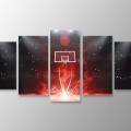 5 Parçalı Kanvas Tablolar - Özgün Dekor