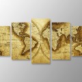 5 Parçalı Kanvas Tablolar - Özgün Dekor