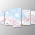 5 Parçalı Kanvas Tablolar - Özgün Dekor