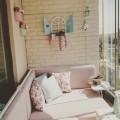 Bu tatlı balkonda yazın keyfi çıkar. El emeği ile bir balkon..