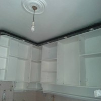 Nurcan Hanım'ın boyayarak yenilediği mutfağı