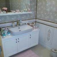 Beyhan hanımın pastel pembe, mavi ve yeşillerle country stil evi.