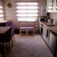 Country ve vintage stilde mavi ve pembelerle çok zarif ev..