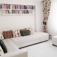 Sinem hanımın açık renklerle iç açıcı ve zevkli evi..