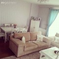 Ayten hanımın pastel renklerin etkisinde rahat ve romantik evi..