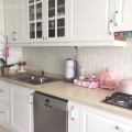 Özlem hanımın sadece kapak ve tezgah arası değişimiyle yepyeni mutfağı