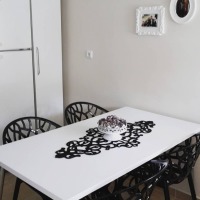 Şeyna Hanım'ın kahve ve siyahı beraber kullandığı şık evi