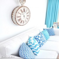 Farklı stiller barındıran zarif bir dekor..