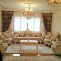 Klasik stiliyle gösterişli ve şık. Şefika hanımın salonu..