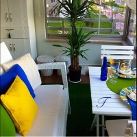 1 balkondan renk ve aksesuar değişimiyle 20 farklı balkon