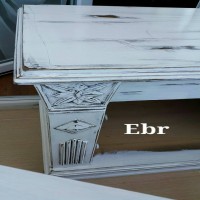 Ebru hanım'ın eskitme boyadığı dolabı