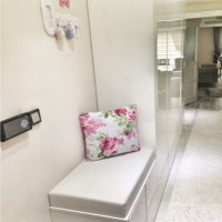 Ev gezmesi - Pembe ağırlıklı modern ve country karışımı bir ev