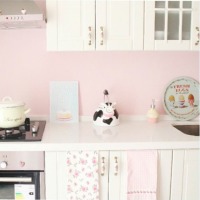 Pudra pembeler ve zarif desenlerle huzur kokan masal ev