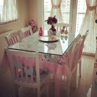 Beyhan hanımın pastel pembe, mavi ve yeşillerle country stil evi.