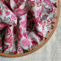 Kumaş ve kasnaktan harika duvar dekorları