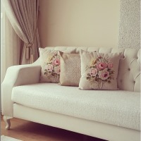 Seda Hanım'ın doğal tonlardaki huzur verici evi